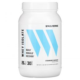 Swolverine, Whey Isolate, Strawberry Milkshake, 2 lb (907 g)