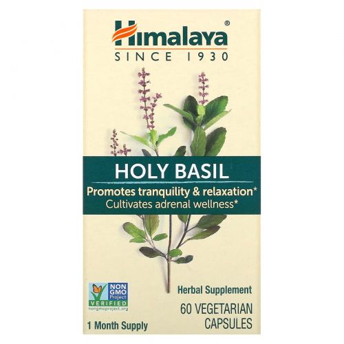 Himalaya Herbal Healthcare, Базилик, 60 растительных капсул