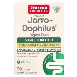 Jarrow Formulas, Jarro-Dophilus, Digest Sure, 30 Bilayer Tablets