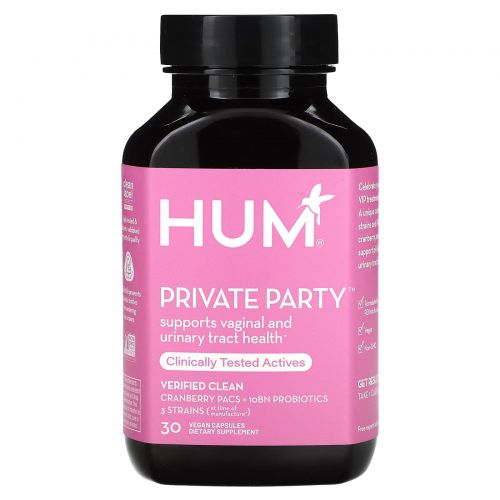 HUM Nutrition, Private Party, 30 веганских капсул