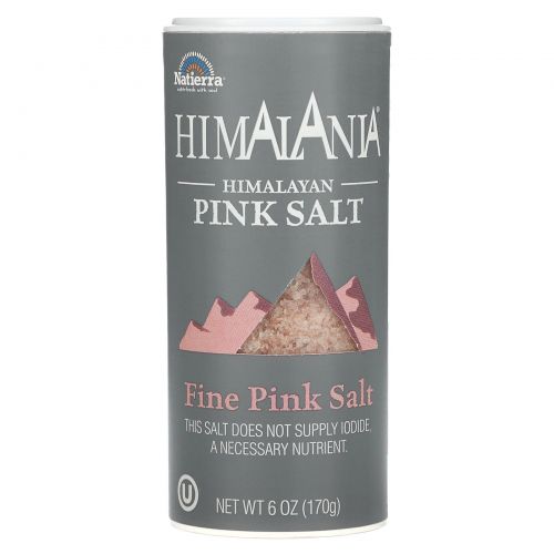Himalania, розовая гималайская соль, мелкая, 170 г (6 унций)