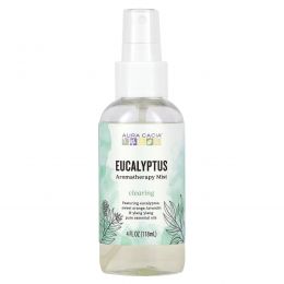 Aura Cacia, Aromatherapy Mist, Clearing Eucalyptus, 4 fl oz (118 ml)