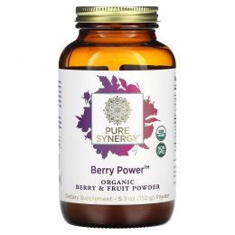 The Synergy Company, Berry Power, Organic Berry & Fruit Powder, 5.3 oz (150 g)