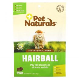 Pet Naturals of Vermont, «Меховой комок», для кошек, 30 жевательных таблеток, 1,59 унции (45 г)