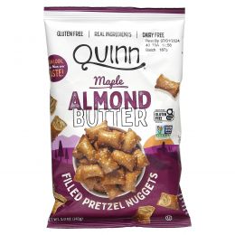 Quinn Snacks, Pretzel Nuggets, кленовая и миндальная паста, 141 г (5,0 унции)