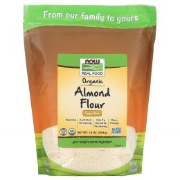 Now Foods, Real Food, Organic Almond Flour, Superfine, 16 oz (454 g)