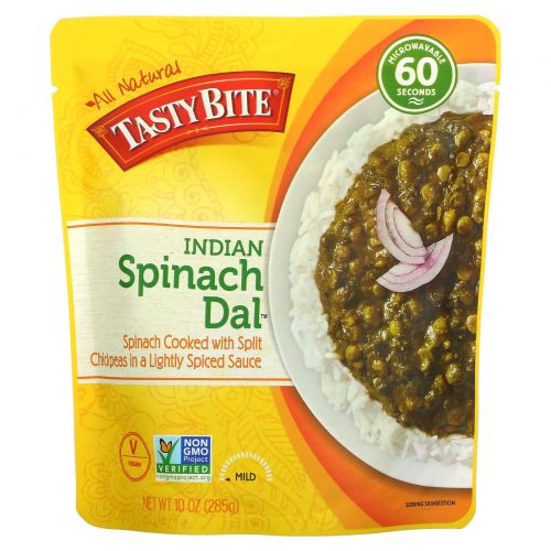 Tasty Bite, Indian Spinach Dal, Mild, 10 oz (285 g)