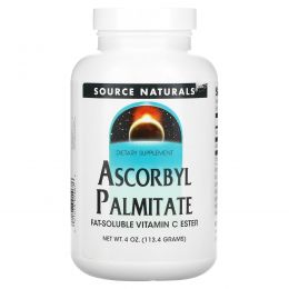 Source Naturals, Аскорбилпальмитат, порошок, 4 унции (113,4 г)