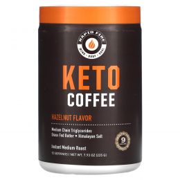 RAPIDFIRE, Ketogenic Coffee, Hazelnut Flavor, 7.93 oz (225 g)