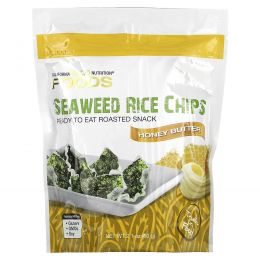 California Gold Nutrition, Seaweed Rice Chips, Honey Butter, 2 oz (60 g)