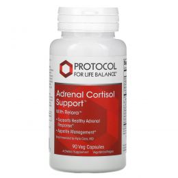 Protocol for Life Balance, Adrenal Cortisol Support, 90 Veg Capsules