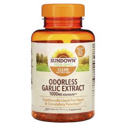 Sundown Naturals, Garlic, 1000 mg, 250 Odorless Softgels