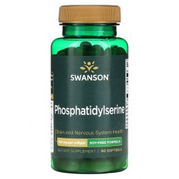 Swanson, Фосфатидилсерин, 100 мг, 90 мягких таблеток