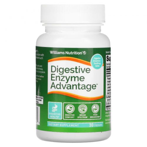 Dr. Williams, Digestive Enzyme Advantage, 30 Capsules