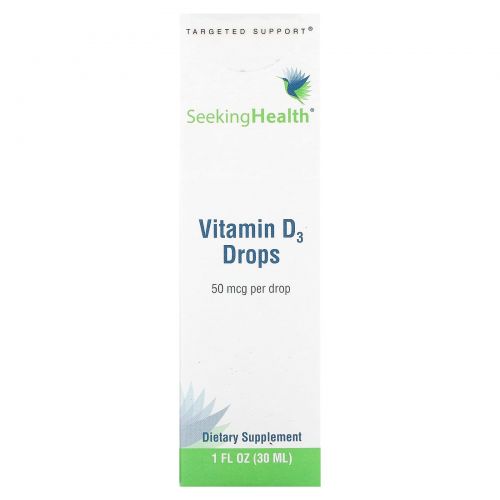 Seeking Health, Vitamin D Drops, 50 mcg (2,000 IU), 1 fl oz (30 ml)