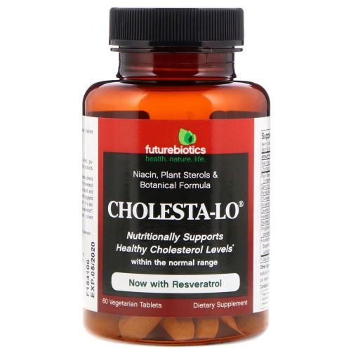 FutureBiotics, Cholesta-Lo, 60 Vegetarian Tablets