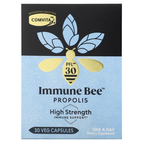 Comvita, Immune Bee Propolis, PFL30, 30 Veg Capsules