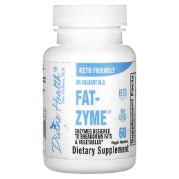 Divine Health, доктора медицины Кольбера Fat-Zyme, 60 растительных капсул