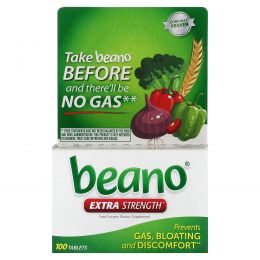 Beano, повышенная сила действия, 100 таблеток