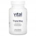 Vital Nutrients, Triple Mag, 250 mg, 90 Vegetarian Capsules