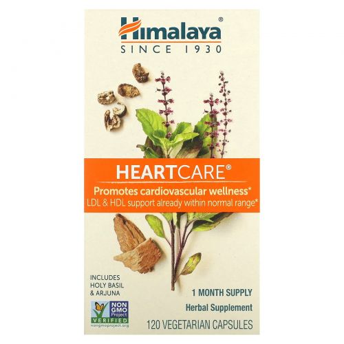 Himalaya, HeartCare, 120 вегетарианских капсул