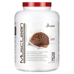 Metabolic Nutrition, MuscLean, средство для набора мышечной массы, шоколадный молочный коктейль, 5 фунтов