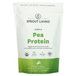 Sprout Living, Simple, Pea Protein, 1 lb (440 g)