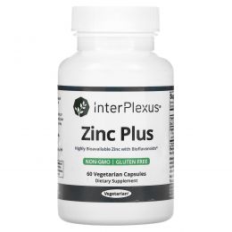 InterPlexus Inc., Zinc Plus, 60 Capsules