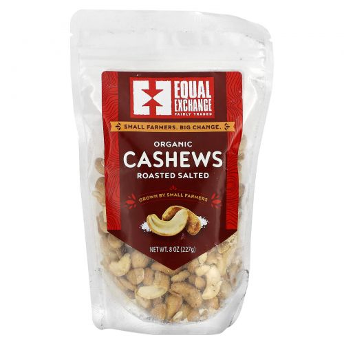 Equal Exchange, Organic Roasted Salted Cashews, 8 oz (227 g)