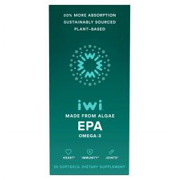 iWi, Omega-3 EPA, Algae-Based, 30 Softgels