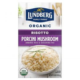 Lundberg, Organic, Traditional Italian Risotto, Porcini Mushroom, 5.9 oz (167 g)