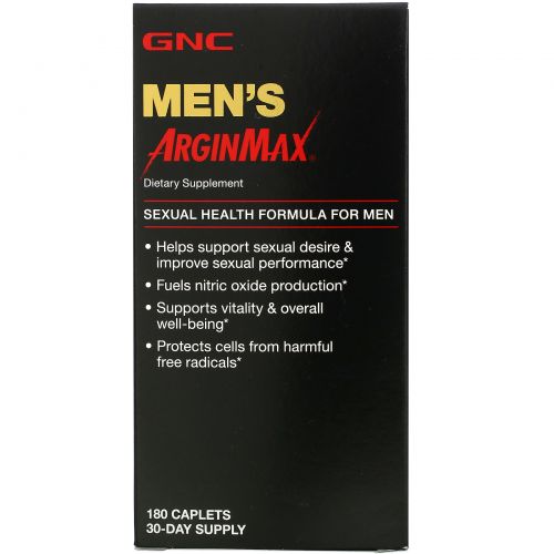 GNC, Men's ArginMax, 180 Caplets