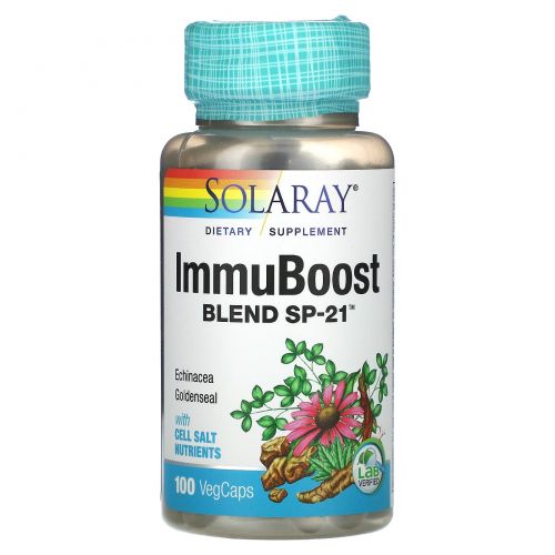 Solaray, ImmuBoost, смесь Sp-21`` 100 растительных капсул