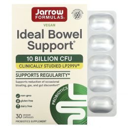 Jarrow Formulas, Идеальная забота о кишечнике, 299v, 30 овощных капсул