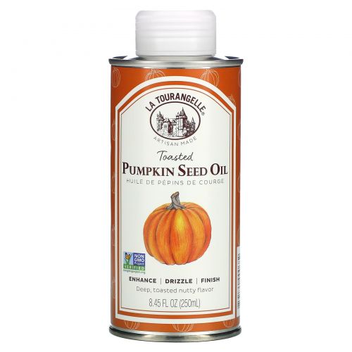 La Tourangelle, Pumpkin Seed Oil, Toasted, 8.45 fl oz (250 ml)