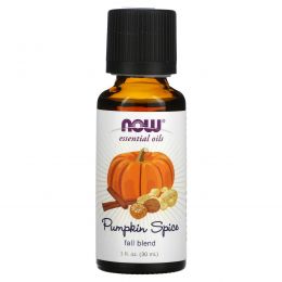 Now Foods, Essential Oils, Pumpkin Spice, Fall Blend, 1 fl oz (30 ml)