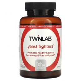 Twinlab, Yeast Fighters, 75 капсул
