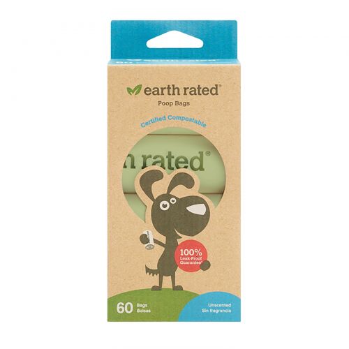 are earth rated dog poop bags compostable