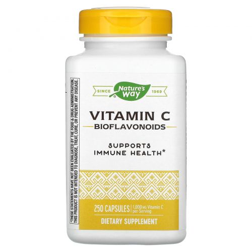 Nature's Way, биофлавоноиды витамина C, 1000 мг, 250 капсул (500 мг в 1 капсуле)