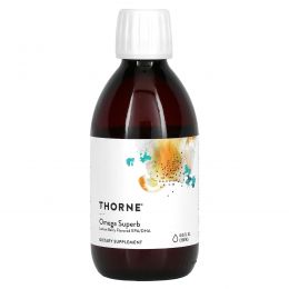 Thorne Research, Omega Superb – Lemon Berry Fish Oil, 8.45 fl oz