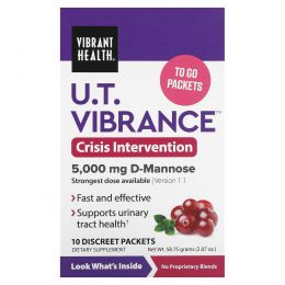 Vibrant Health, U.T. Vibrance, 10 Discreet Packets, 0.207 oz (5.875 g) Each