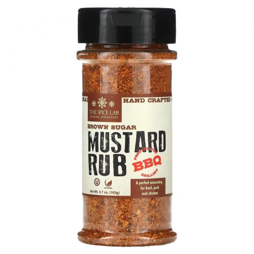 The Spice Lab, Brown Sugar Mustard Rub, 5.75 oz (163 g)