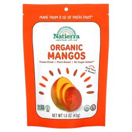 Natierra Nature's All , Органический сублимированный манго, 1,5 унции (42.5 г)