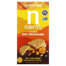 Nairn's, Oat Grahams, Gluten Free, Stem Ginger, 5.64 oz (160 g)