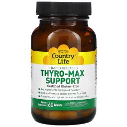 Country Life, Thyro-Max Support, 60 таблеток