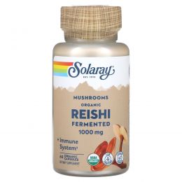 Solaray, Organically Grown Fermented Reishi, 500 mg, 60 Veggie Caps