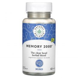 Natural Balance, Memory 2000, 42 Veggie Capsules