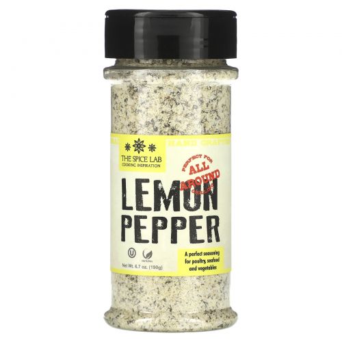 The Spice Lab, Lemon Pepper, 6.7 oz (190 g)