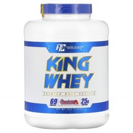 Ronnie Coleman, Signature Series, King Whey, клубничный чизкейк, 2,3 кг (5 фунтов)