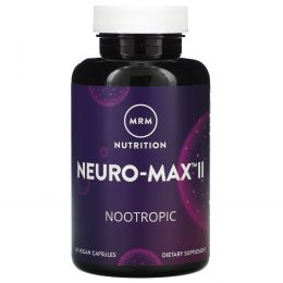 MRM, Neuro-Max II, 60 капсул на растительной основе